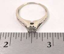Gorgeous 14K white Gold Diamond Ring