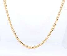 14kt Yellow Gold Curb Link Chain Necklace