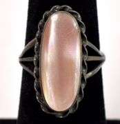 Pink Gem Ring in Sterling Silver