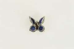 10K Yellow Gold Natural Sapphire Butterfly Change Symbol Pendant
