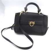 Ferragamo Sofia SM Leather Handle Bag