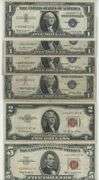 Nice lot of 6 Assorted STAR Notes: $1, $2, & $5