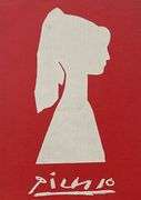 Rare Pablo Picasso Offset Lithograph from Silhoutte