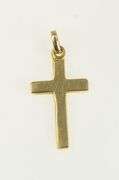 14K Yellow Gold Cross Christian Faith Symbol Vintage Pendant