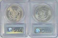 Blazing near Gem BU 1880-S & 1881-S Morgans. PCGS MS64