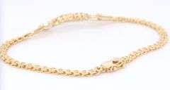 Stunning Yellow Gold Diamond Bar Bracelet