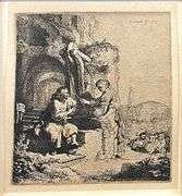 Investment Rembrandt Original Antique Etching Circa 1826
