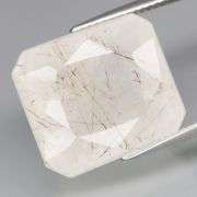 Cool and faceted 22.57ct Brazilian Rutilated Quartz