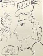 Very Collectible Pablo Picasso Lithograph from Toros y Toreros Circa 1961