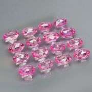Superb rose cut 2.29ct pink Sapphire set
