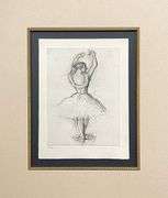 Extremely Collectible and Rare Degas Lithograph from Danse Dessin Suite Circa 1936