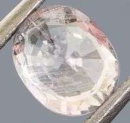Glittering 1.17ct silver pink sapphire