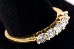 Astounding 18K Yellow Gold Diamond Ring