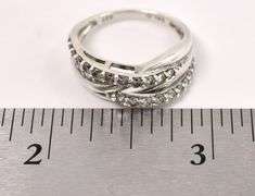 CZ Band Ring in Sterling Silver