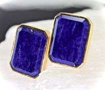 Vibrant 18K Lapis Earrings