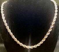 GORGEOUS 14K ROSE GOLD TWISTED LINK CHAIN