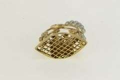 14K Yellow Gold 1960's Pearl Wedding Ceremony Marriage Charm/Pendant