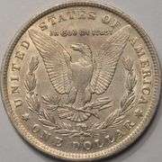 1890-O Morgan Silver Dollar, Lightly Circulated.