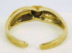 10K Yellow Gold Toe Ring