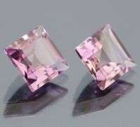 Excellent 4.51ct pink Amethyst pair
