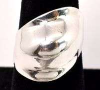 Dome Ring in Sterling Silver