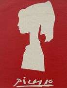 Rare Pablo Picasso Offset Lithograph from Silhoutte