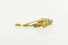 14K Yellow Gold Articulated Vintage German Cuckoo Clock Charm/Pendant
