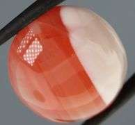 Well defined 35.09ct Botswana Agate