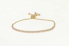 14K Rose Gold LeVian Rose Spinel Red Carpet Bolo Bracelet