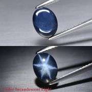 Excellent 1.32ct royal blue Star Sapphire