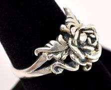 Rose Ring in Sterling Silver