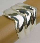 Vintage Los Ballesteros Mexico Sterling Wide Cuff