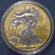 2012 Gold And Platinum Enhanced  Silver Eagle