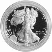 Exceptional Proof 1994 American Silver Eagle-Better Date!