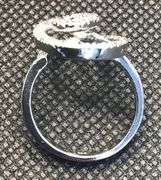 STUNNING 14K WHITE GOLD FASHION DIAMOND LADIES RING
