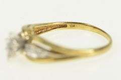 10K Yellow Gold Vintage Diamond Classic Promise Ring