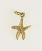 14K Yellow Gold 3D Sea Star Fish Ocean Animal Marine Charm/Pendant