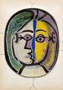 Very Rare Picasso Offset Lithograph in Gloss Coated from 1948