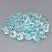 Collectors 3.98ct Paraiba blue Apatite set