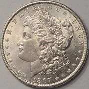 1897 Morgan Silver Dollar BU