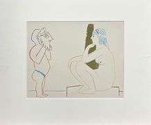 Picasso from Rare Limited Edition. Original Lithograph on Paper