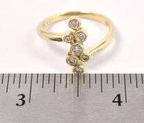 Beautiful 14K Yellow Gold Diamond Ring