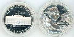 Two Different Commemorative Proof Silver Dollars