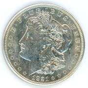 Uncirculated 1921-S Morgan Silver Dollar