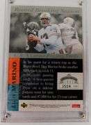 3 Dan Marino Oversized Football Cards