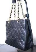 Chanel Caviar Grand Shopping Tote Bag