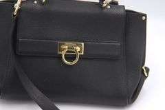 Ferragamo Sofia SM Leather Handle Bag