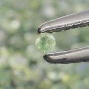 Outstanding 1.64ct light green Alexandrite set
