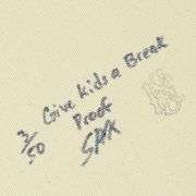 Dollar Sign (White) by Steve Kaufman