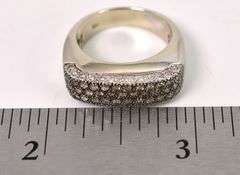 Fantastic 14K White Gold Fancy Brown Diamond Ring